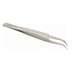 Stainless Steel Anti-Magnetic Style 7-SA Tweezers with Curved Smooth Tips, 4-1/2" Long